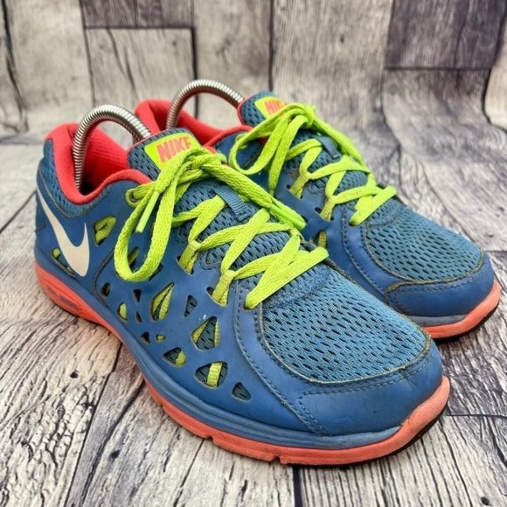 Nike Dual Fusion Run 2 Women's Size 7.5 Running Athletic Shoes Blue 599564-400 - Picture 2 of 11